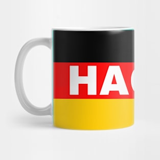 Hagen City in German Flag Mug